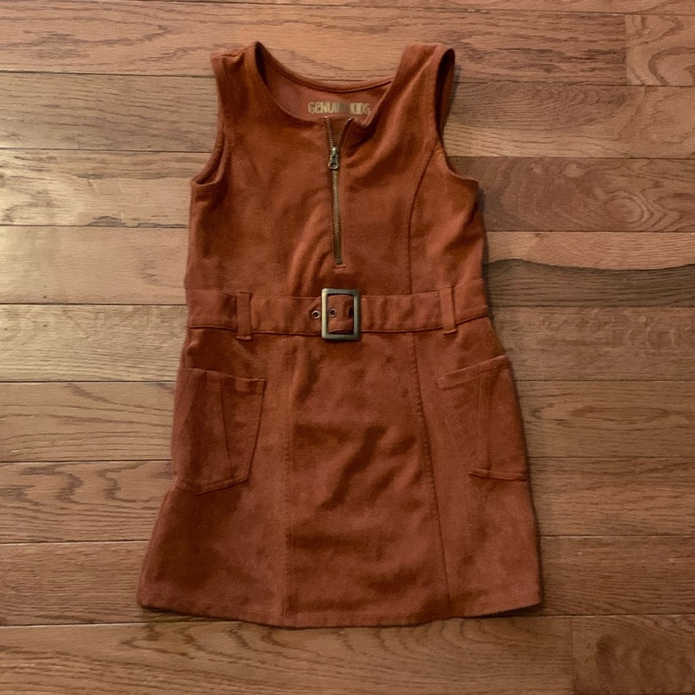 Genuine Kids by OshKosh, Brown Suede Dress